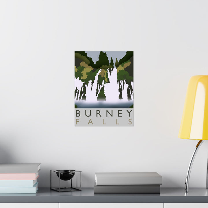Burney Falls Print – Unframed Wall Art