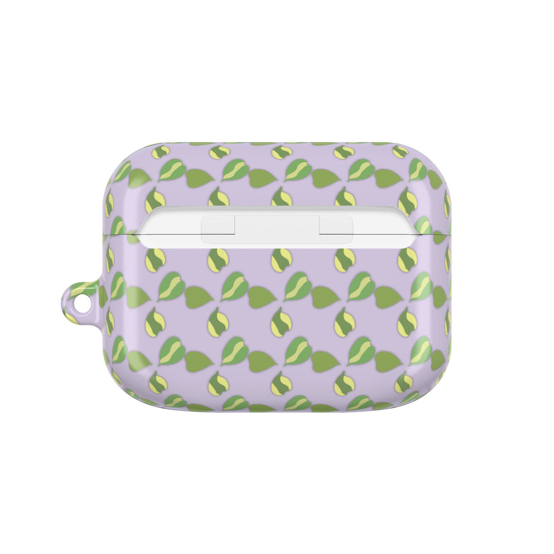 Hoya Kerrii Pattern AirPod Case Plant Inspired Protective Polycarbonate Shell For Wireless Charging