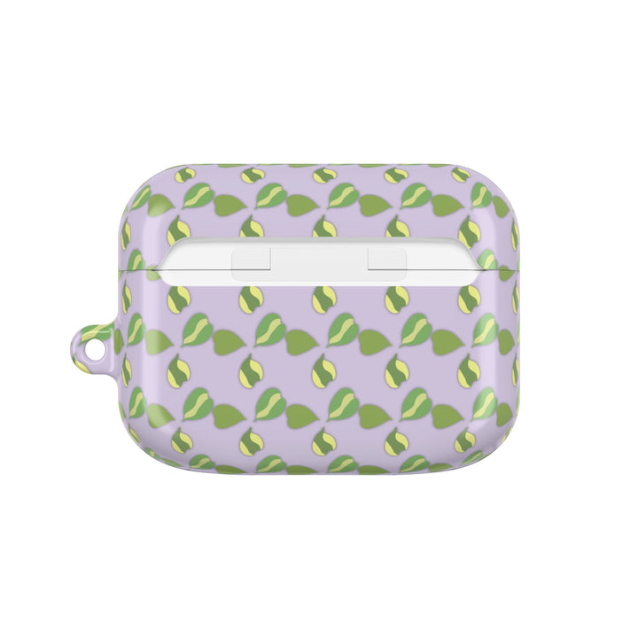 Hoya Kerrii Pattern AirPod Case Plant Inspired Protective Polycarbonate Shell For Wireless Charging
