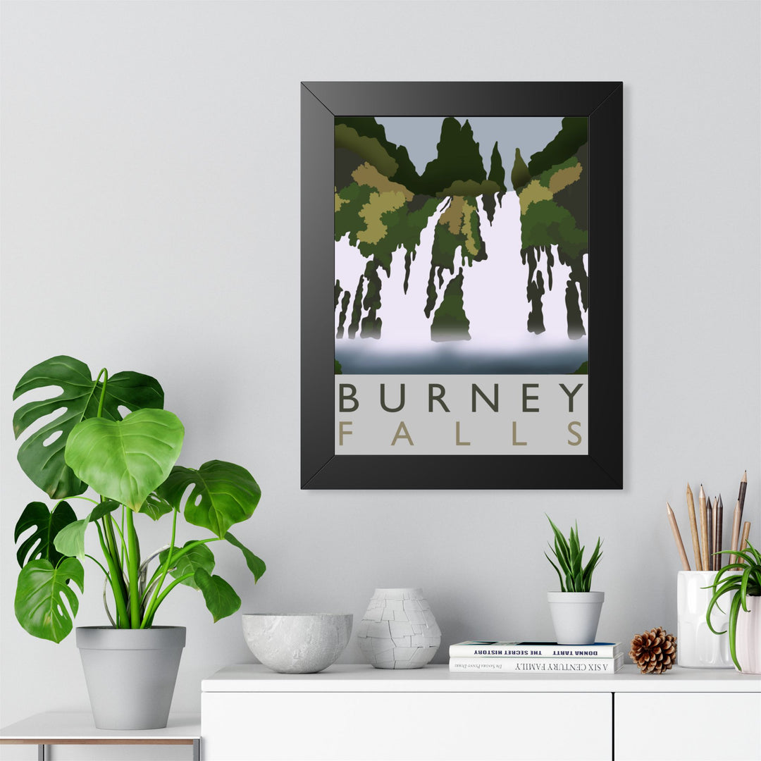 Burney Falls Framed Print – Wall Art