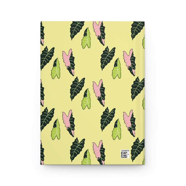 Alocasia Pattern Hardcover Journal For Plant Lovers Matte Finish Garden Notebook The Potted Pixel