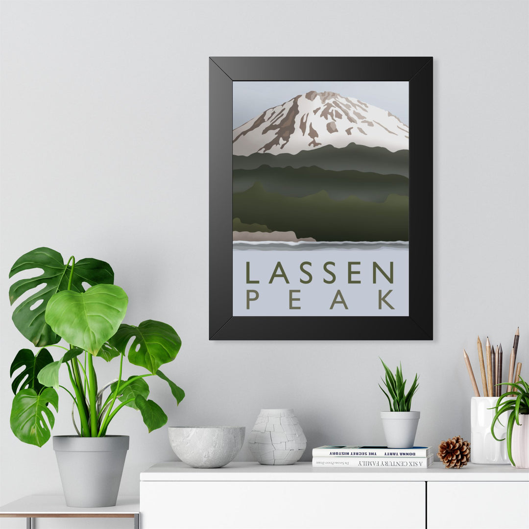 Lassen Peak Framed Print – Wall Art