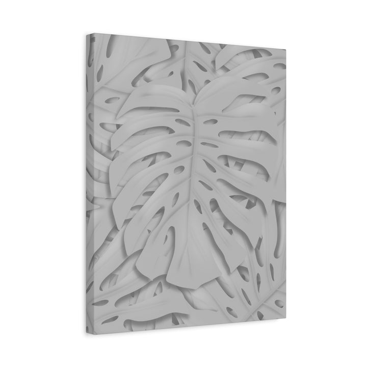 Monstera Canvas Art 24x36 Matte Texture Indoor Botanical Wall Print Modern Home Decor