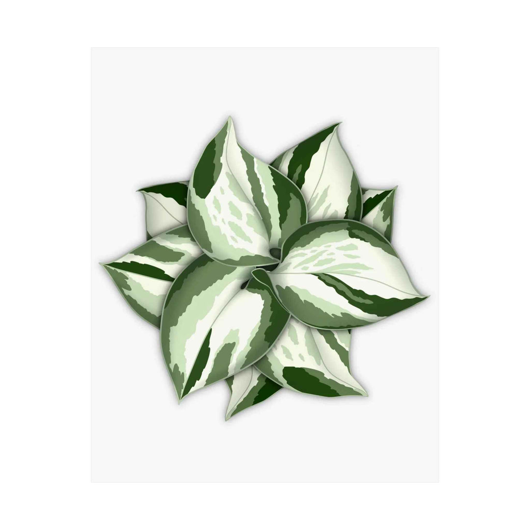 Manjula Pothos Print – Botanical Wall Art | Green Leaf Wall Decor | Unframed - The Potted Pixel