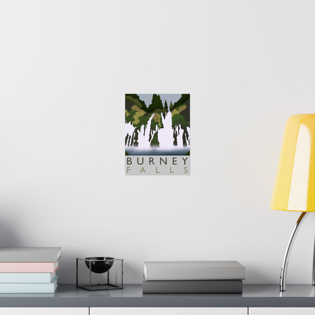 Burney Falls Print – Unframed Wall Art