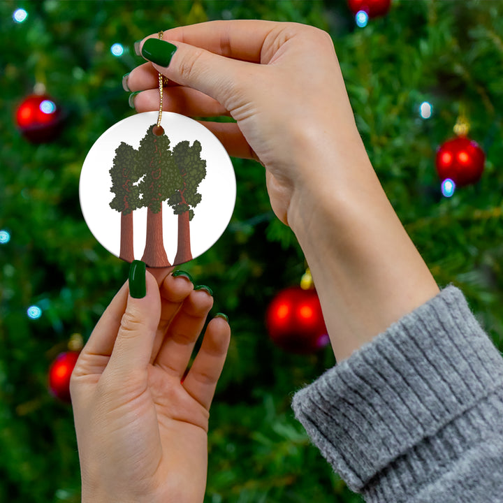 Giant Sequoias Ceramic Ornament