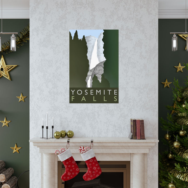 Yosemite Falls Print – Unframed Wall Art