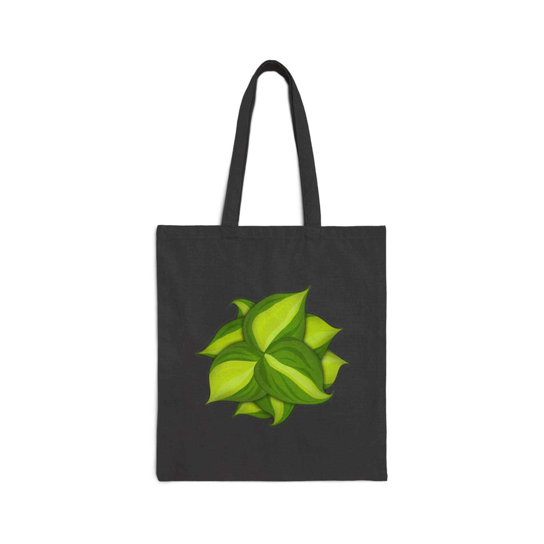 Philodendron Brasil Tote – Organic Cotton Shopping Bag With Bold Botanical Print - The Potted Pixel