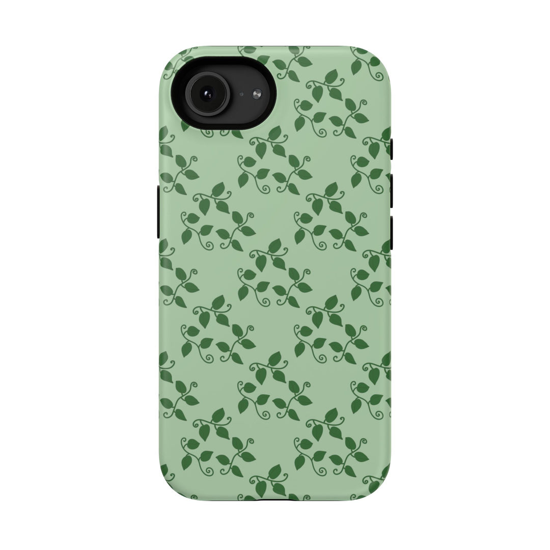 Pothos Pattern Phone Case – Dual Layer Protective Cover