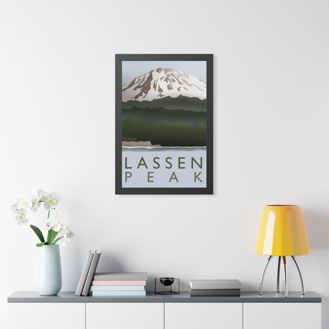 Lassen Peak Framed Print – Wall Art