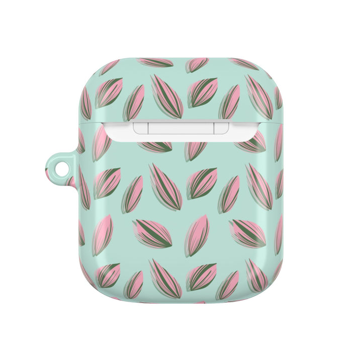 Tradescantia Nanouk Pattern AirPod Case Plant Inspired Protective Cover for AirPods