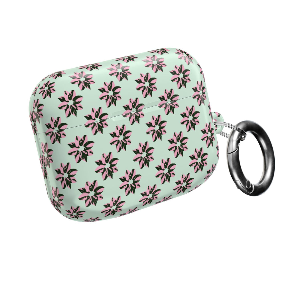 Pink Princess Philodendron Pattern AirPod Case by Printify