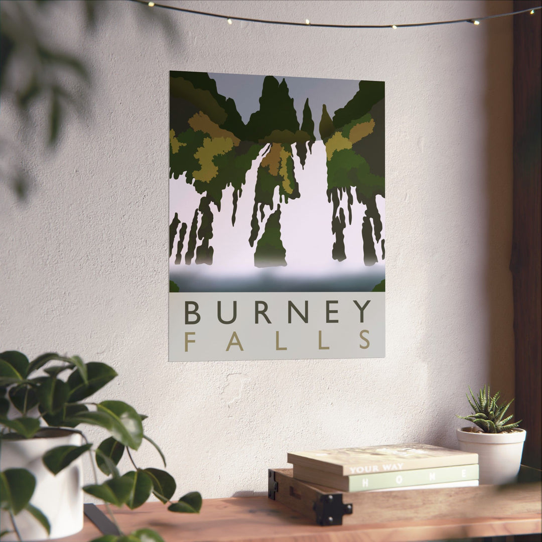 Burney Falls Print – Unframed Wall Art
