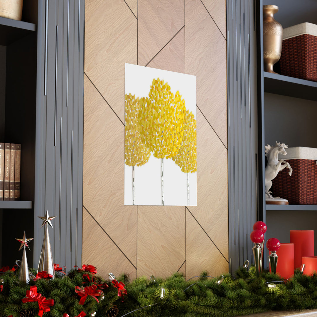 Fall Aspen Print – Unframed Wall Art