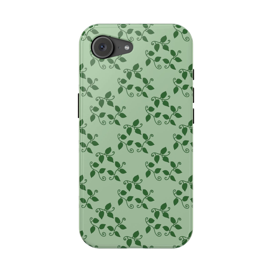 Pothos Pattern Phone Case – Dual Layer Protective Cover