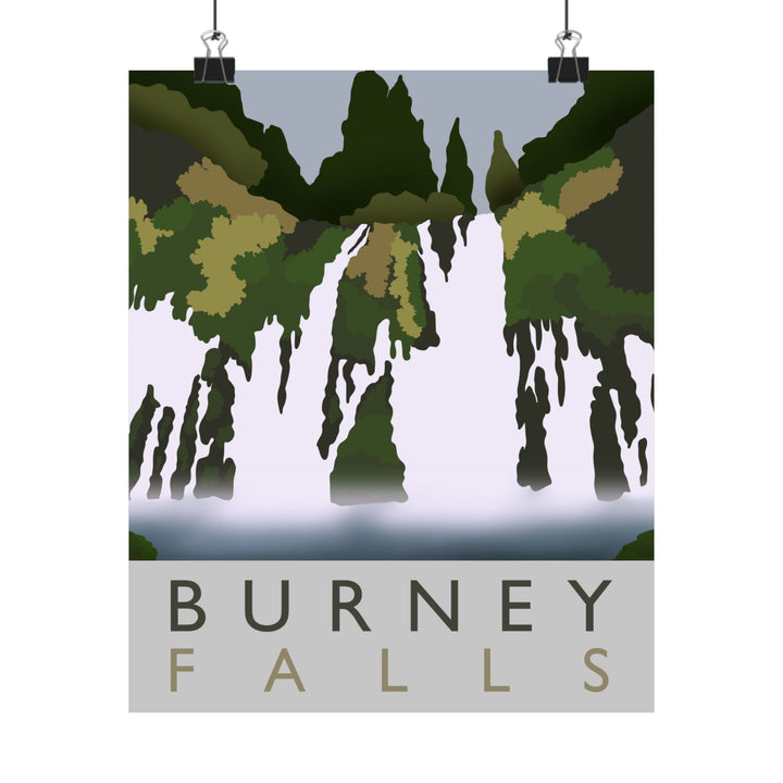 Burney Falls Print – Unframed Wall Art