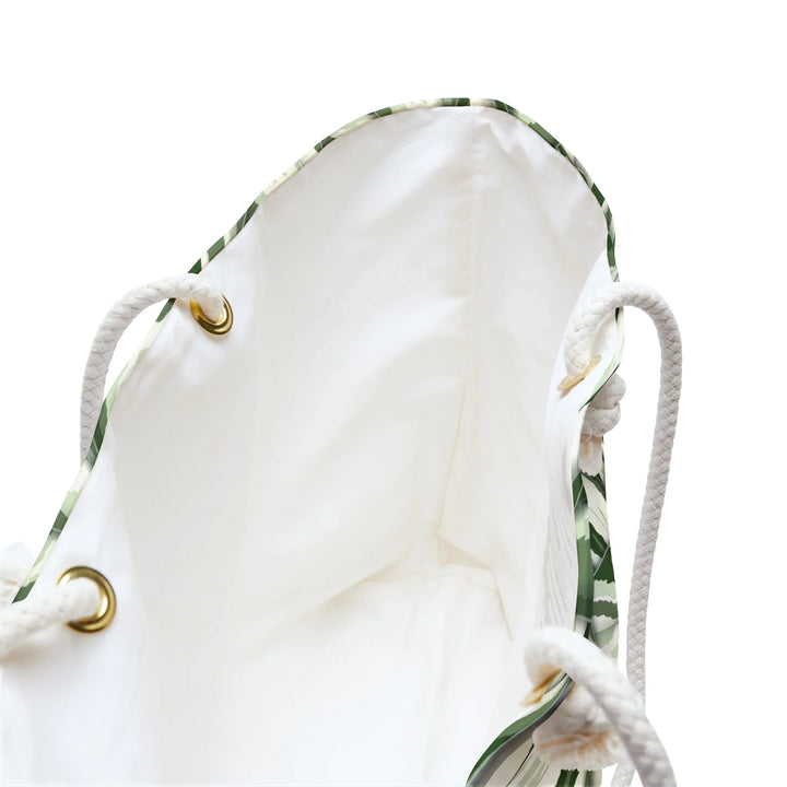 Weekender Tote Bag The Potted Pixel Oversized Travel Bag With Rope Handles Durable Polyester Carryall