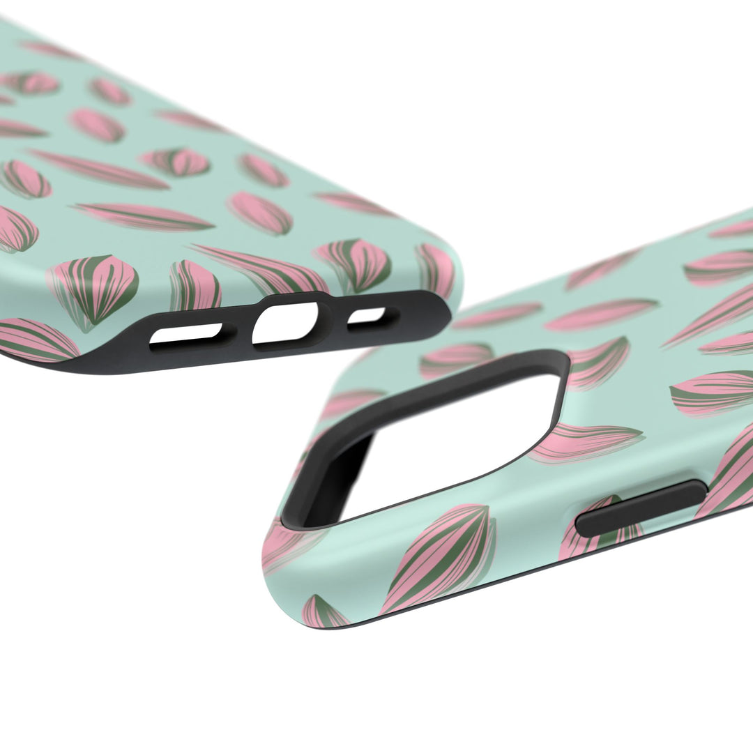 Tradescantia Nanouk Pattern Phone Case – Dual Layer Protective Cover