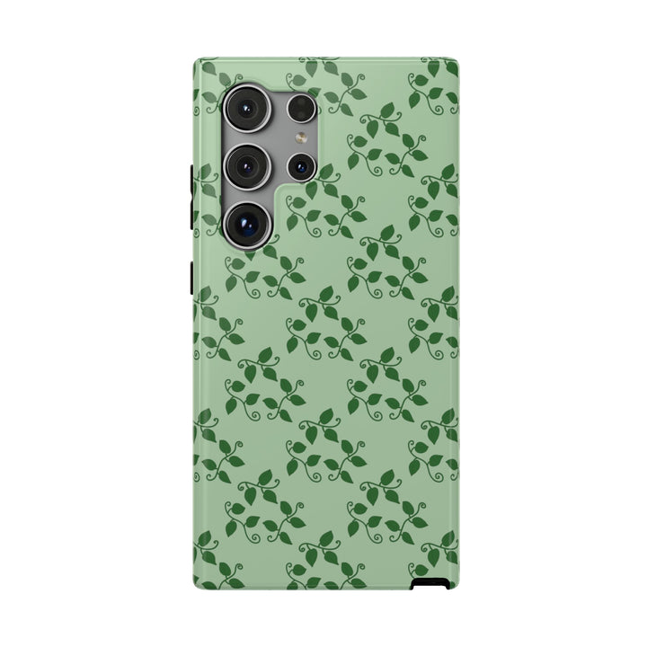 Pothos Pattern Phone Case – Dual Layer Protective Cover