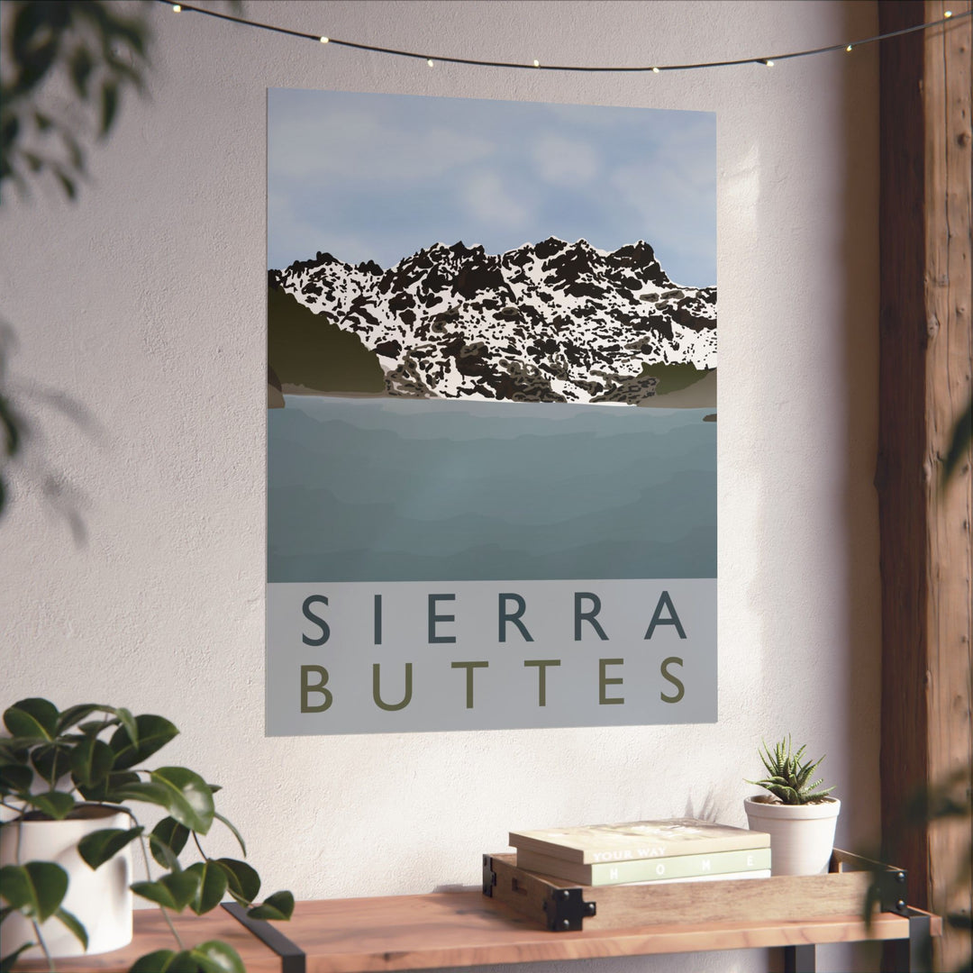 Sierra Buttes Print – Unframed Wall Art