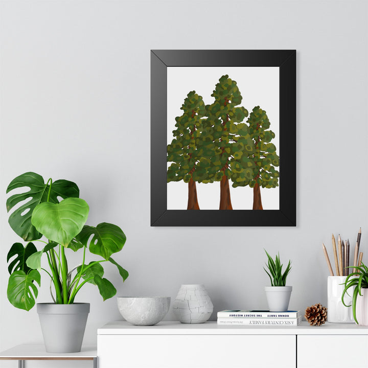 Coastal Redwood Framed Print – Wall Art