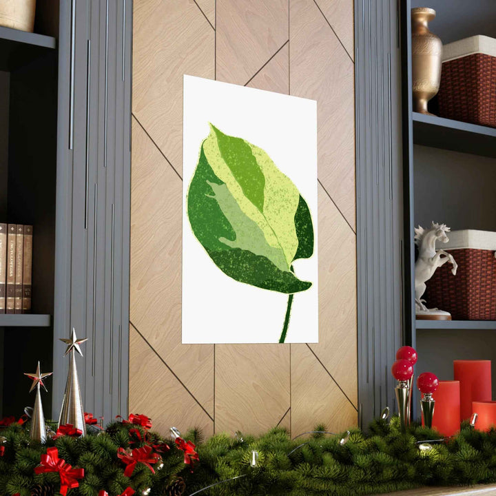 Pothos Wall Art – Botanical Poster on Museum Grade Paper | Indoor Plant Print Unframed - The Potted Pixel