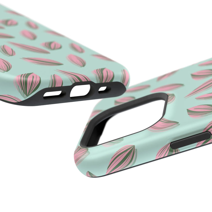 Tradescantia Nanouk Pattern Phone Case – Dual Layer Protective Cover
