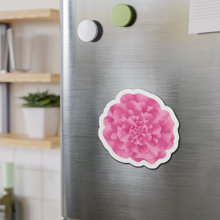 Abstract Peony Magnet