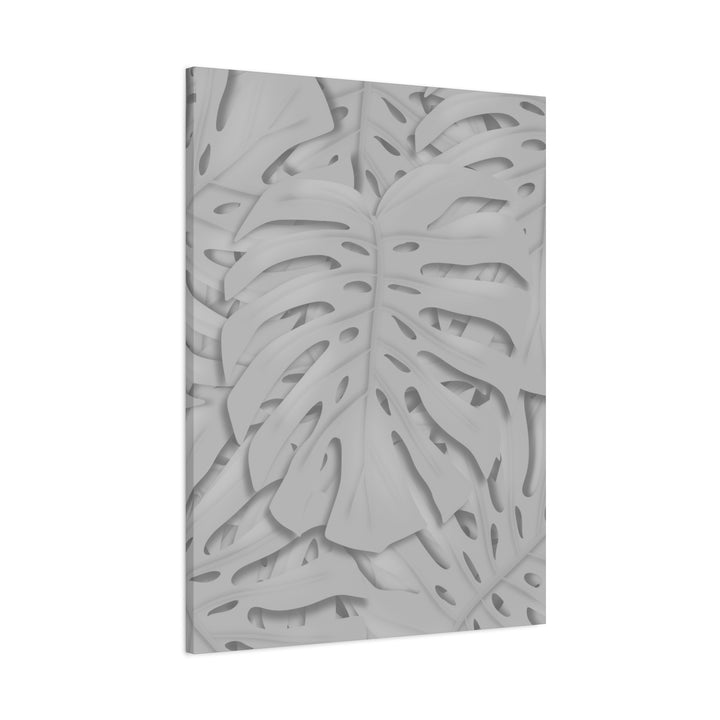 Monstera Canvas Art 24x36 Matte Texture Indoor Botanical Wall Print Modern Home Decor