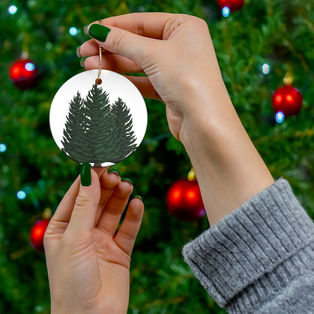 Douglas Fir Ceramic Ornament