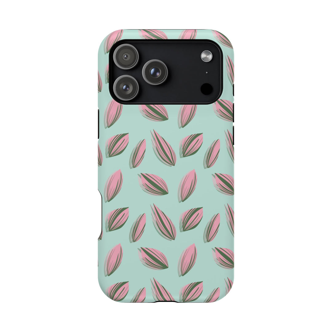 Tradescantia Nanouk Pattern Phone Case – Dual Layer Protective Cover