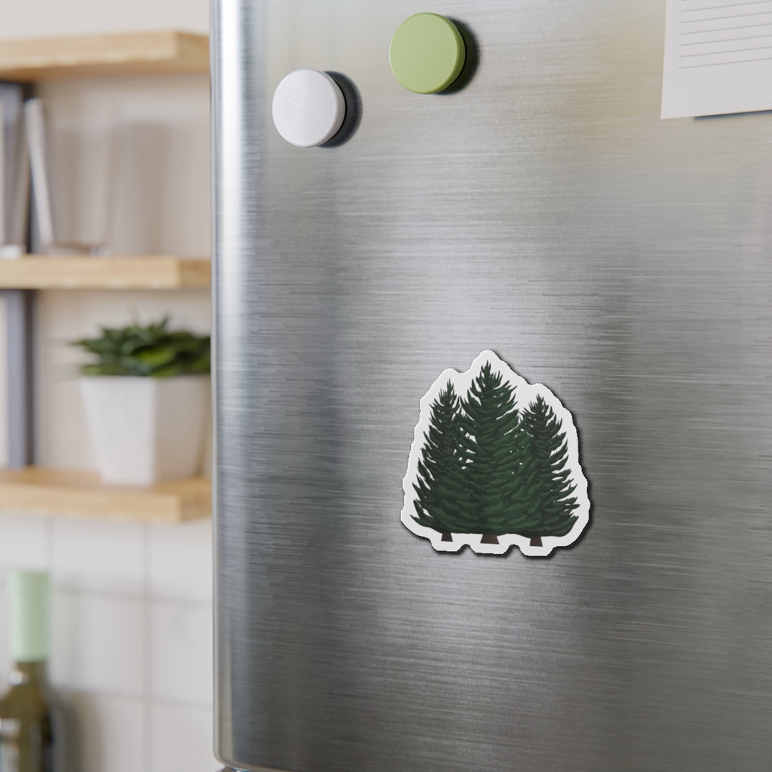 Douglas Fir Magnet – Flexible Die Cut Vinyl