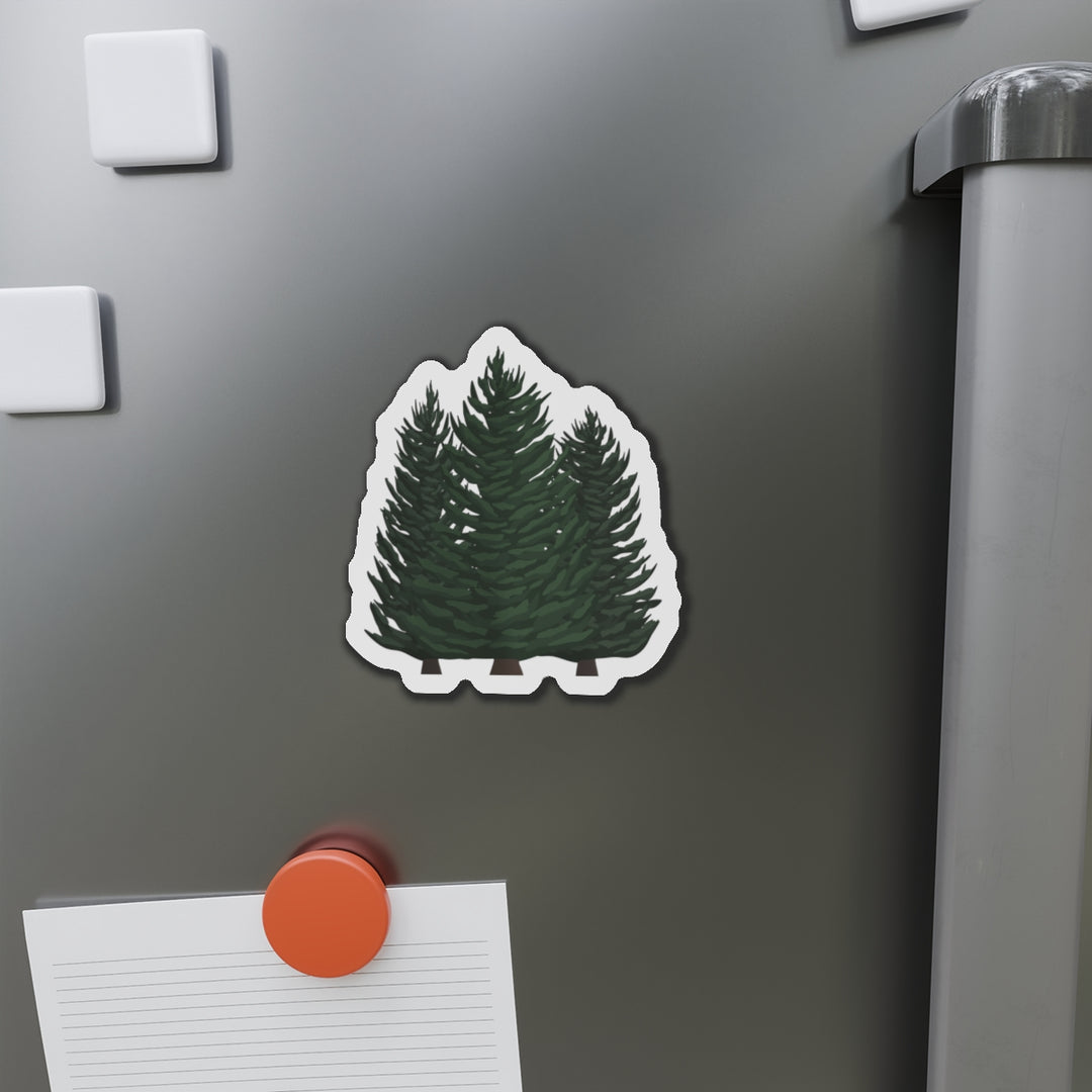 Douglas Fir Magnet – Flexible Die Cut Vinyl