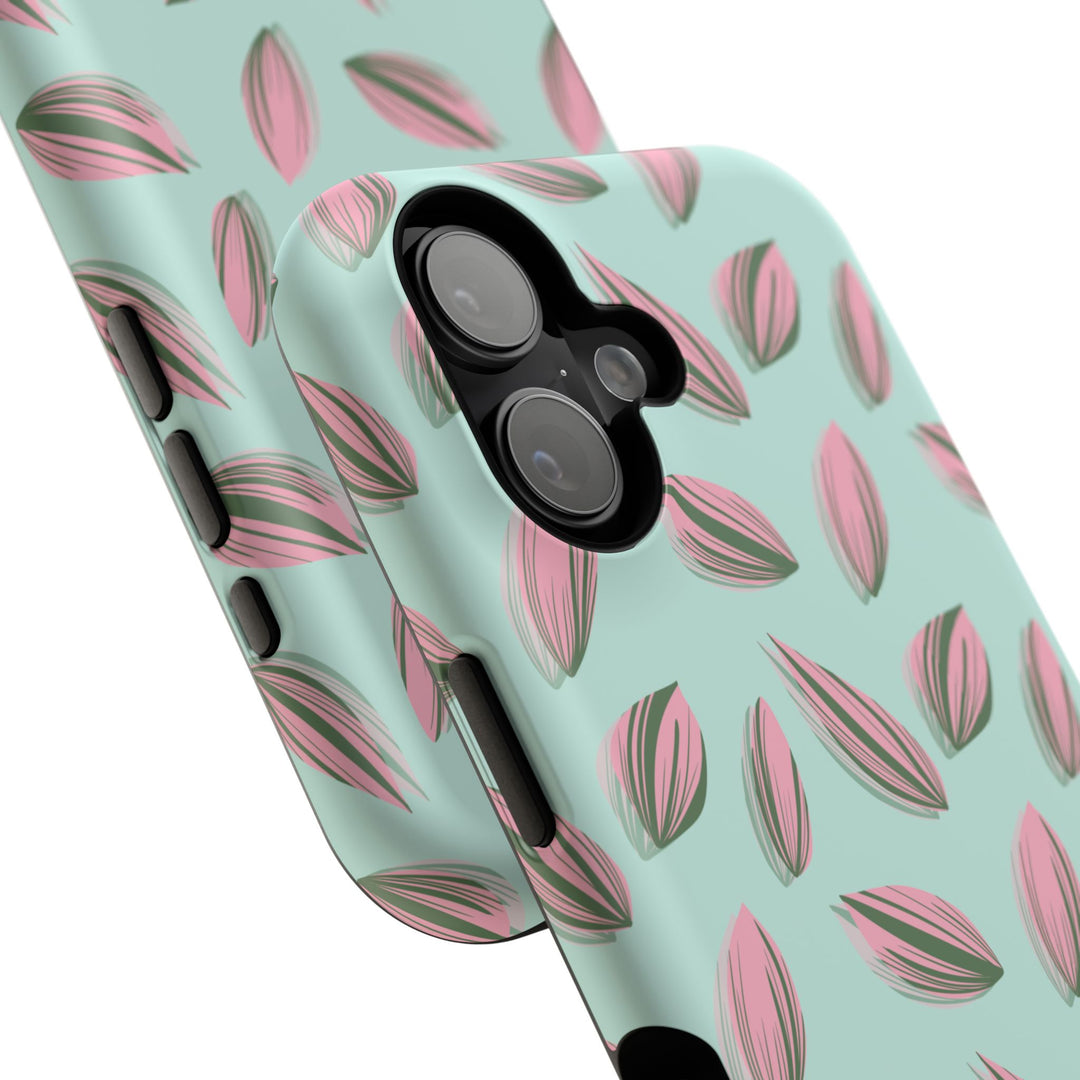 Tradescantia Nanouk Pattern Phone Case – Dual Layer Protective Cover