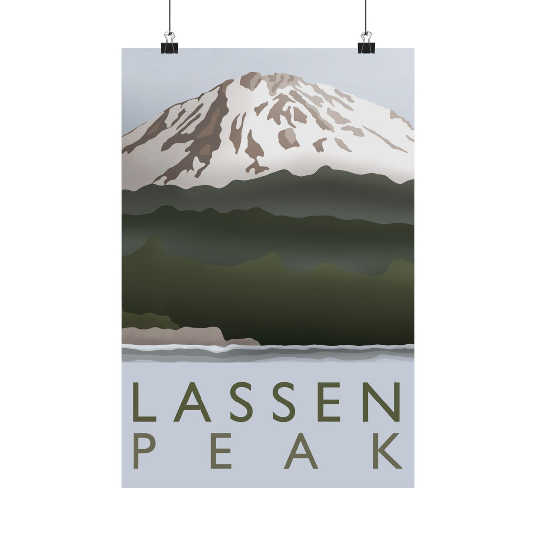 Lassen Peak Print – Unframed Wall Art