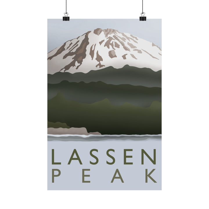 Lassen Peak Print – Unframed Wall Art