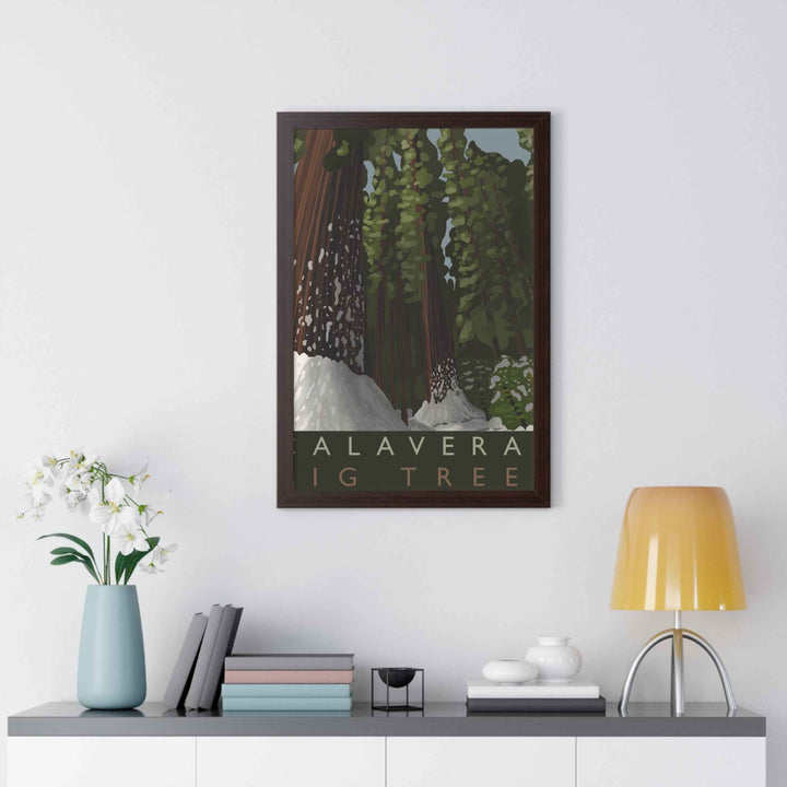 Calaveras Big Trees Minimalist Framed Print