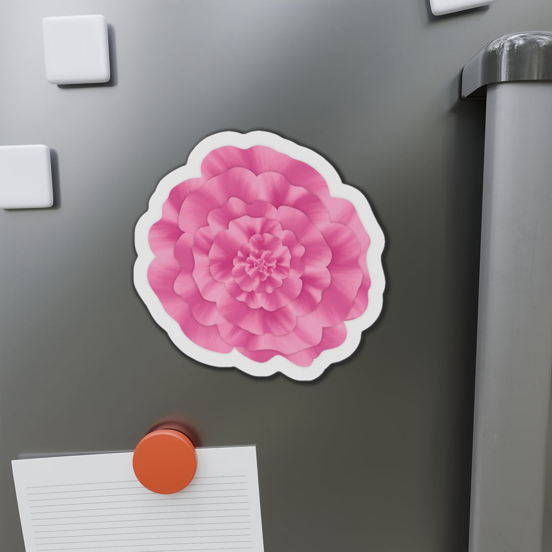 Abstract Peony Magnet