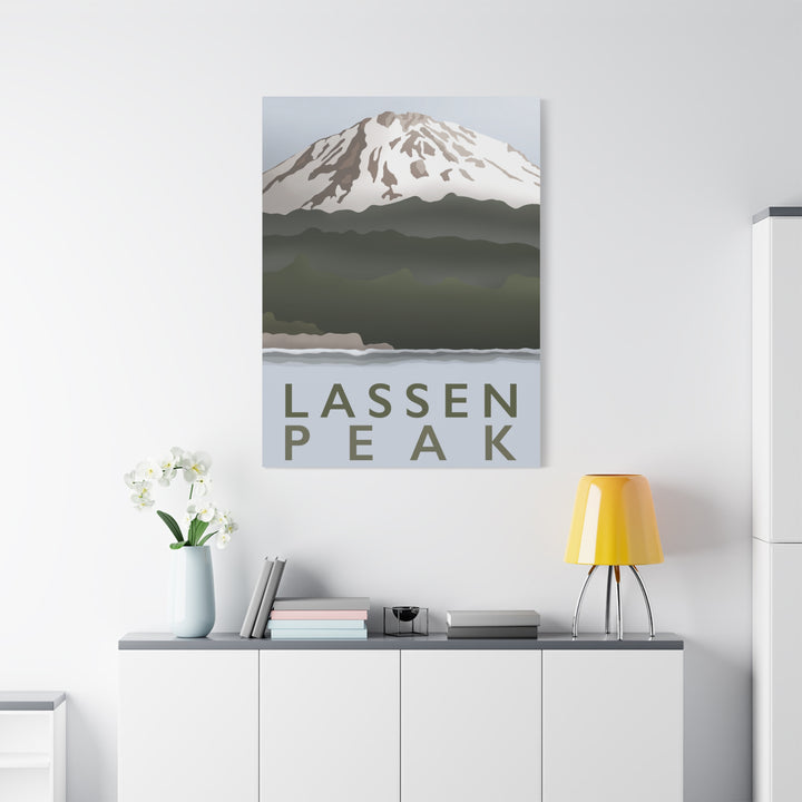 Lassen Peak Canvas Print – Botanical Wall Art by Printify