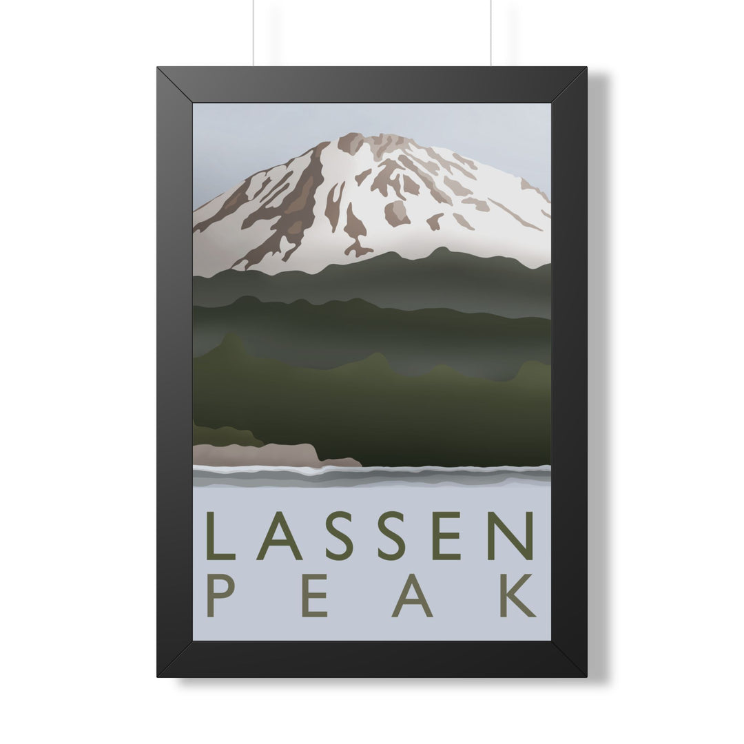 Lassen Peak Framed Print – Wall Art