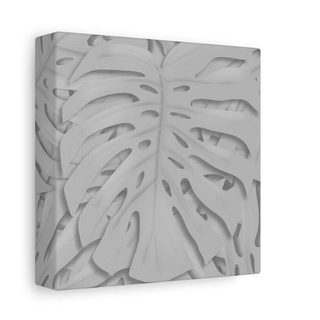 Monstera Canvas Art 24x36 Matte Texture Indoor Botanical Wall Print Modern Home Decor