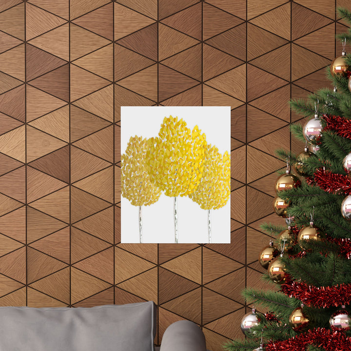 Fall Aspen Print – Unframed Wall Art