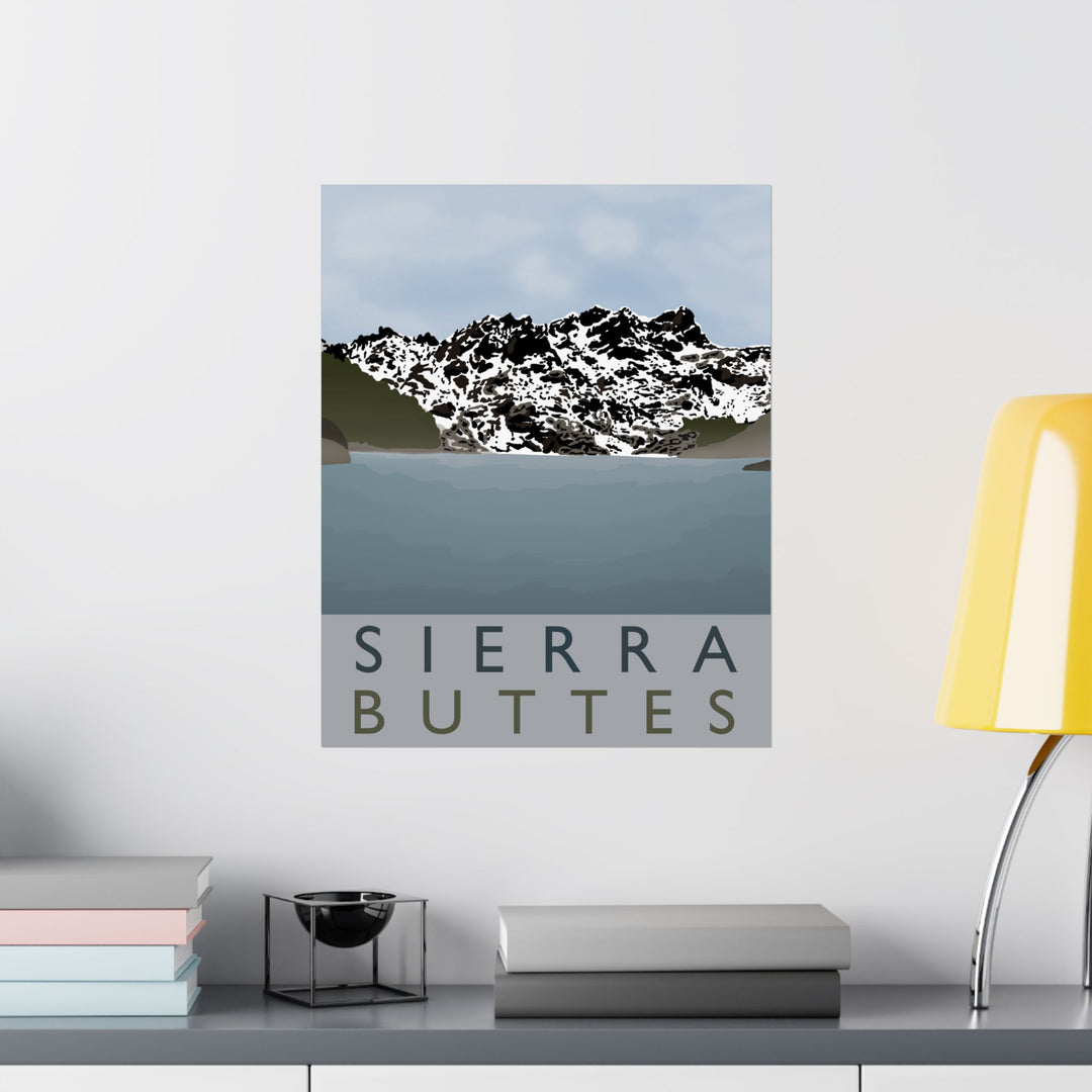 Sierra Buttes Print – Unframed Wall Art