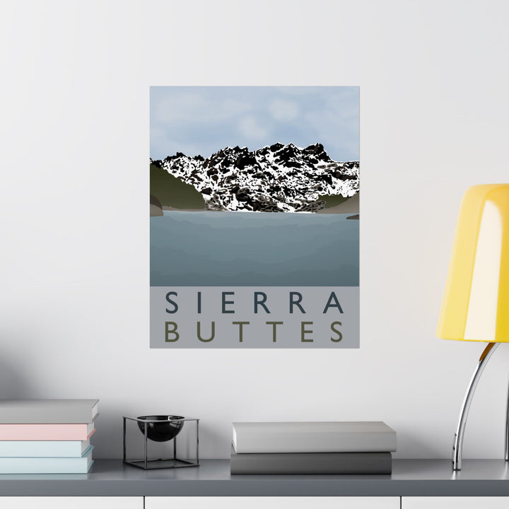 Sierra Buttes Print – Unframed Wall Art