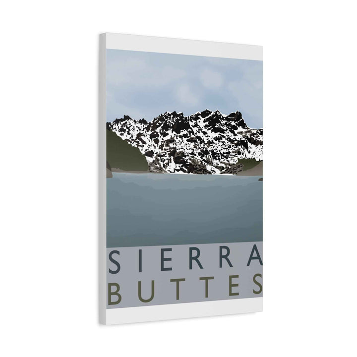 Sierra Buttes Minimalist Canvas