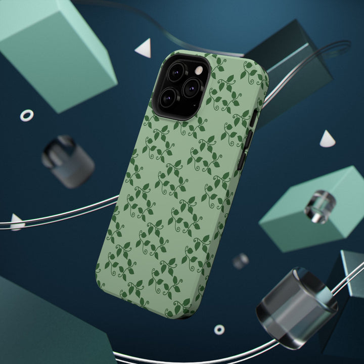 Pothos Pattern Phone Case – Dual Layer Protective Cover