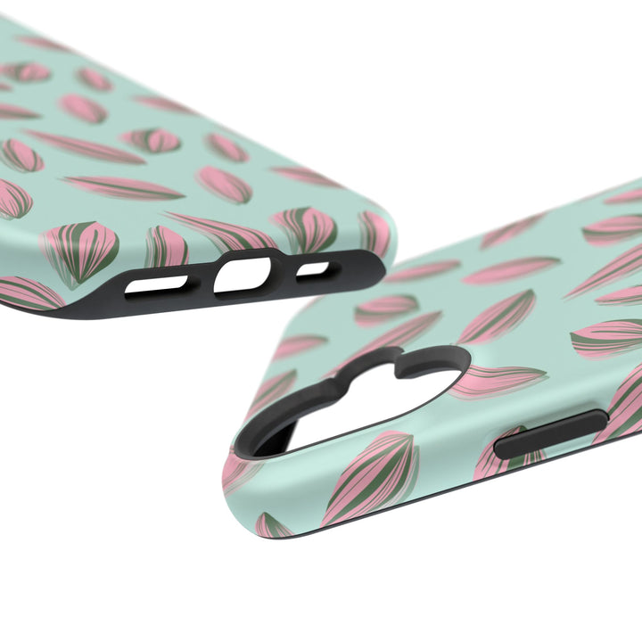 Tradescantia Nanouk Pattern Phone Case – Dual Layer Protective Cover