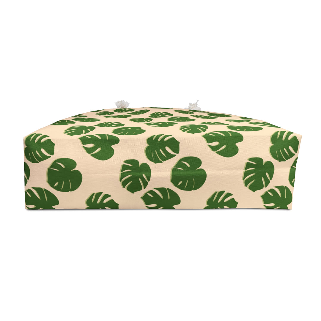 Monstera Pattern Weekender Tote Bag All Over Print Duffel For Travel Beach The Potted Pixel