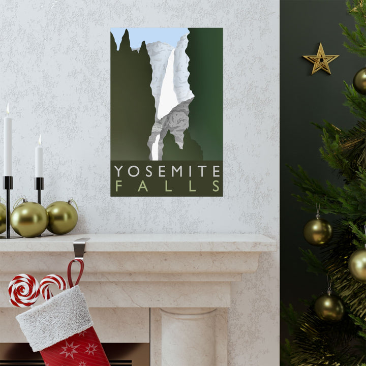 Yosemite Falls Print – Unframed Wall Art