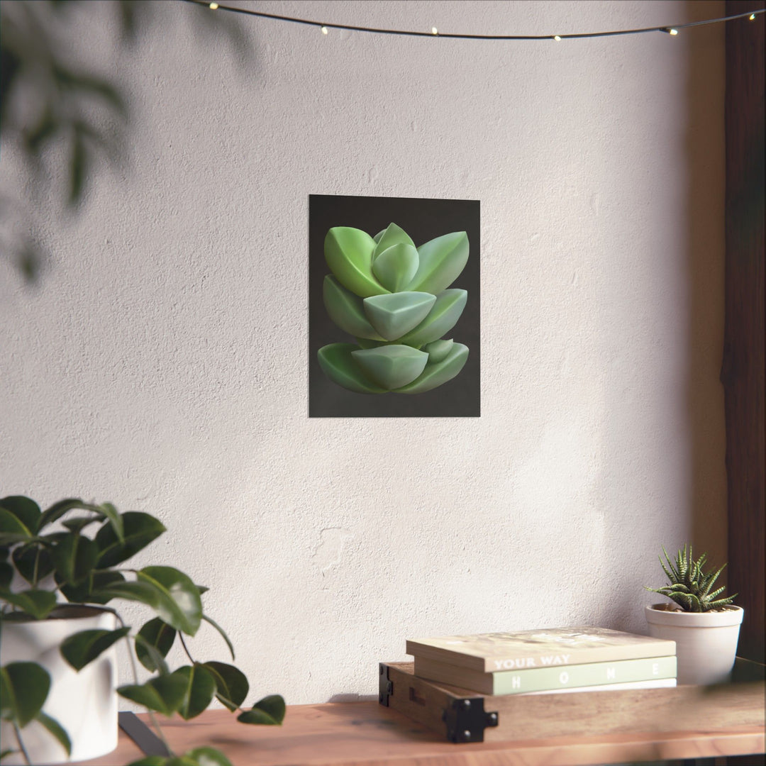 Crassula Botanical Print – Unframed Wall Art